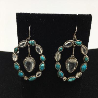 Lot 45 - Five Silpada Earrings with Turquoise and Silver
