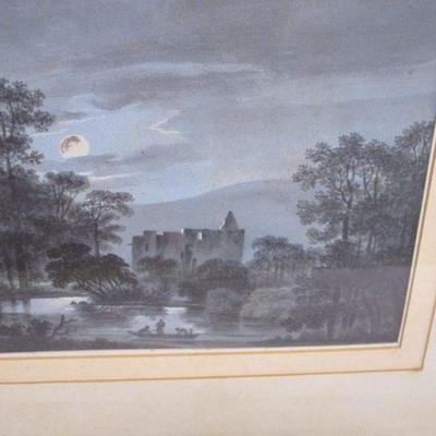 Lot 35 - Picture with Castle In Background