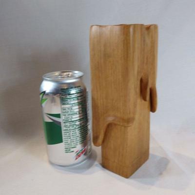 Hand-Carved Wooden Box
