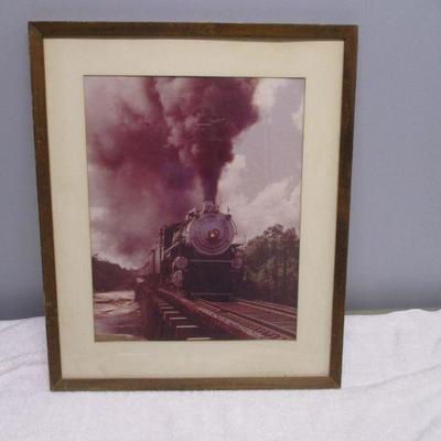 Lot 54 - Steam  Engine Train Picture