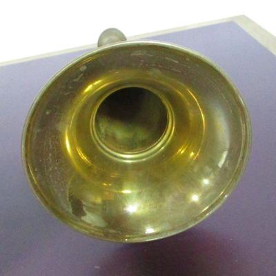 Lot 98 - Antique Brass Fireman's Bugle 18
