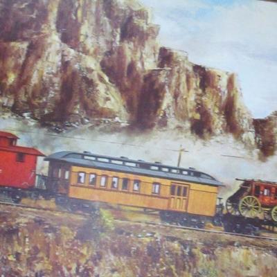 Lot 84 - Virginia & Truckee Railroad Painting