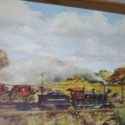 Lot 84 - Virginia & Truckee Railroad Painting