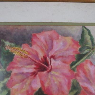 Lot 90 - Artist E. S. Smith - Flower Picture
