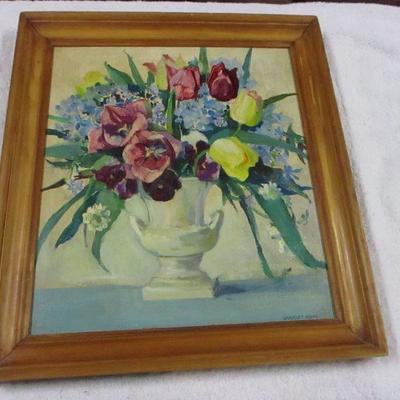 Lot 92 - Artist Harriet Boyd - Flowers Painting