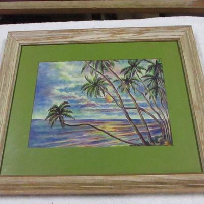 Lot 94 - Artist Enid S. Smith - Sun Over Water Picture