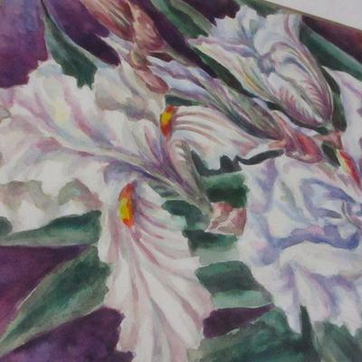Lot 95 - Artist Enid S. Smith - Flower Picture