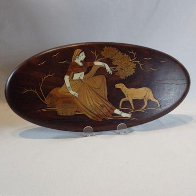 Indian Inlaid Wood Art
