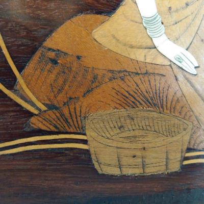 Indian Inlaid Wood Art