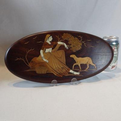 Indian Inlaid Wood Art
