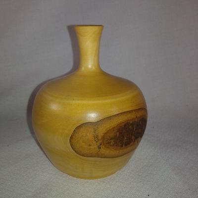 Exquisite Wood-Turned Vase