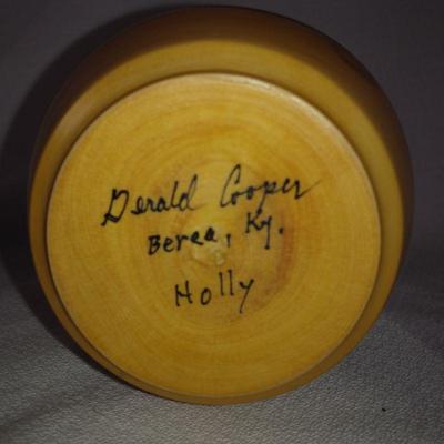 Exquisite Wood-Turned Vase