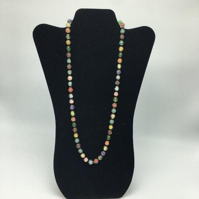 Lot 47 -  Pair of Glass Bead Necklaces
