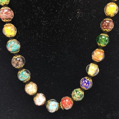 Lot 47 -  Pair of Glass Bead Necklaces