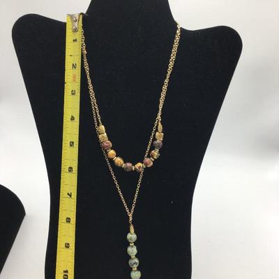 Lot 47 -  Pair of Glass Bead Necklaces