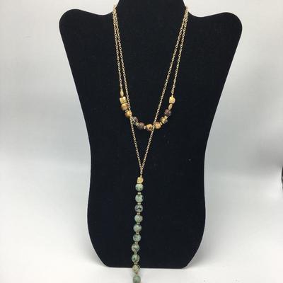 Lot 47 -  Pair of Glass Bead Necklaces