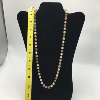 Lot 47 -  Pair of Glass Bead Necklaces
