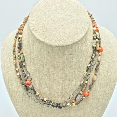 Lot 54 - Trio of Silpada Abalone Jewelry 