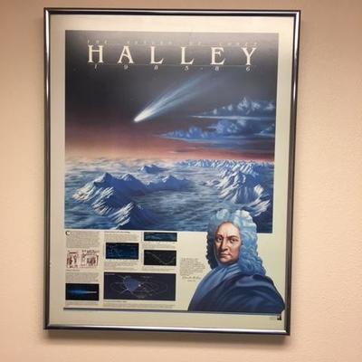 Lot 1010B: Halley Comet Print