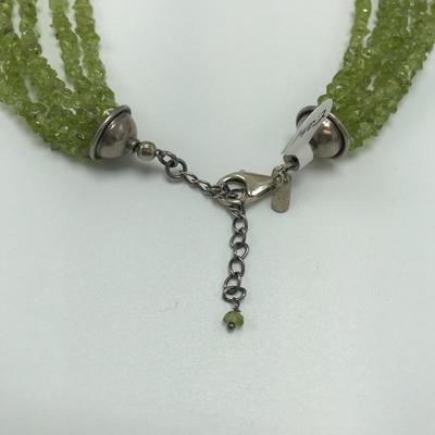 Lot 74 - Silpada Black Seed and Peridot Necklaces