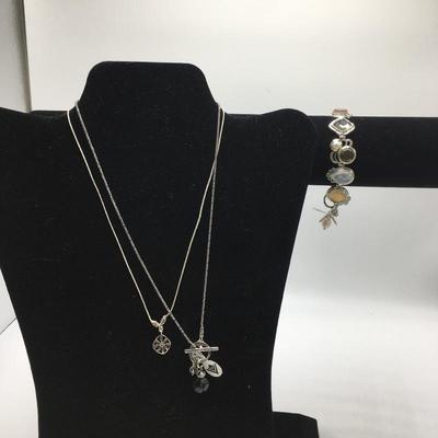 Lot 77 - Silpada Starlight Necklace, Exemplar Bracelet & More