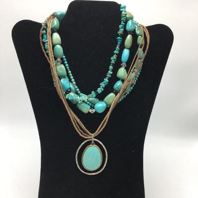 Lot 78 - Silpada Double Halo Necklace & More