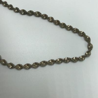 Lot 81 - Two Chains and a Sparkly Bracelet Marked 925