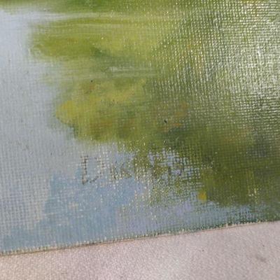 The Red Barn Oil Painting