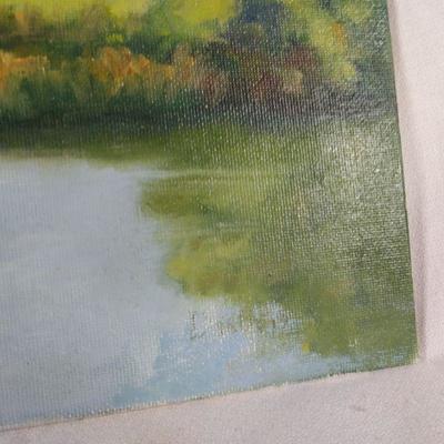The Red Barn Oil Painting