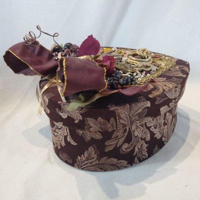 Jeweled Damask Box