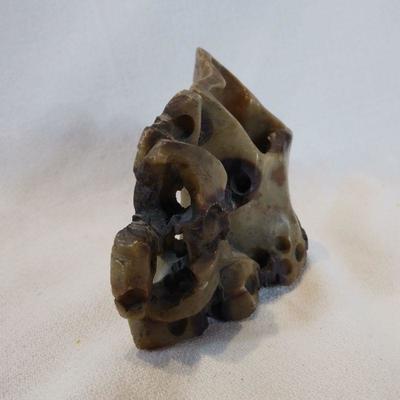 Short Soapstone Vase