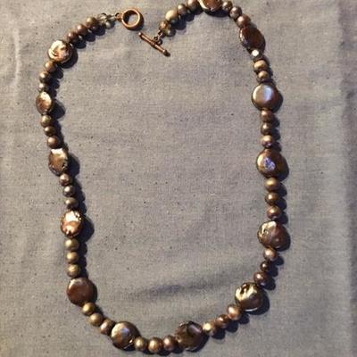 Lot 1085: Freshwater Pearls, Nuggets & Coins peacock