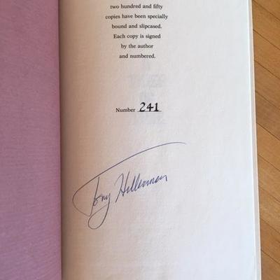 Lot 1106A: Hillerman, A Thief of Time, signature page only. Not for sale independently