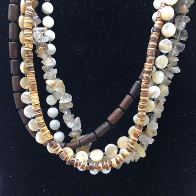 Lot 91 - Two Chunky Natural Silpada Necklaces