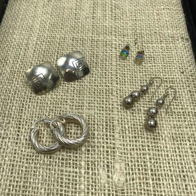 Lot 96 - Sterling and Other Silver Fashion Jewelry 