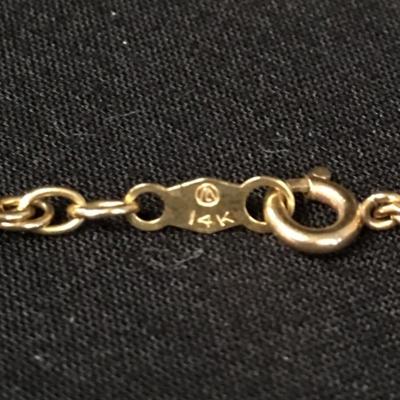 Lot 97 - Pair of Cameos and 14k Chain