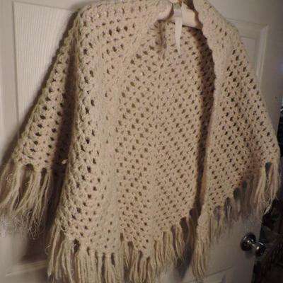 Vintage Crocheted Cape