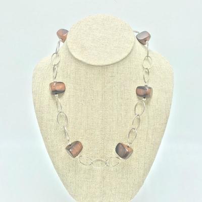 Lot 101 - Wooden Accented Silpada Jewelry 