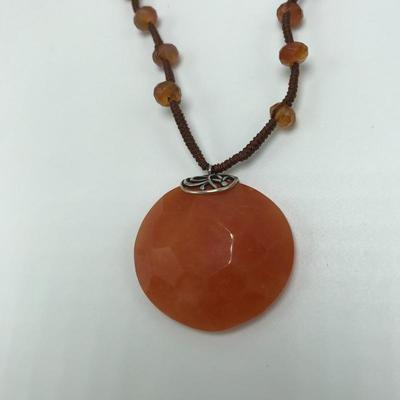 Lot 102 - Heat Wave Stretch Bracelet and Moroccan Sunset Necklace