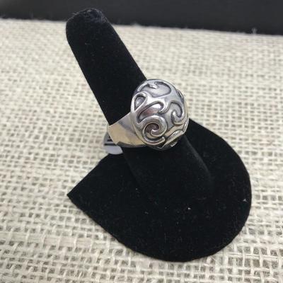 Lot 103 - Four Silpada Sterling Rings Size 8