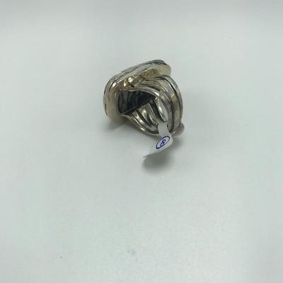 Lot 103 - Four Silpada Sterling Rings Size 8
