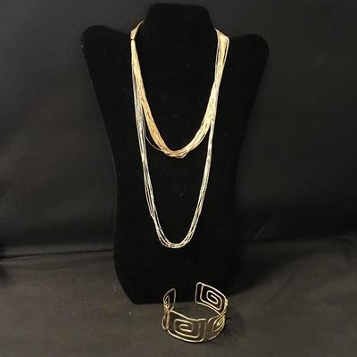 Lot 106 - Sterling Necklace & More