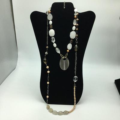 Lot 117 - Two Silpada Beaded Necklaces