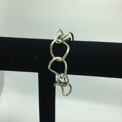 Lot 118 - Sterling & Wood Necklace and Bracelet