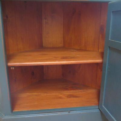Solid Wood Custom Made Corner Cabinet