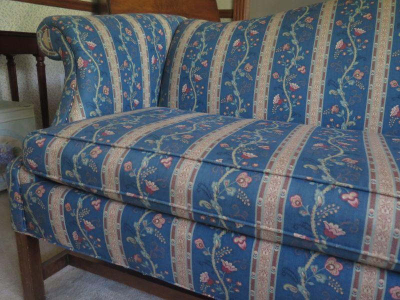 Vintage Clayton Marcus Camel Back Sofa EstateSales