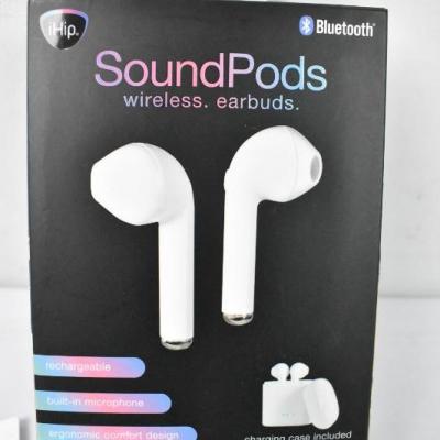 Bluetooth SoundPods with Charging Case Wireless Earbuds - Tested, Work