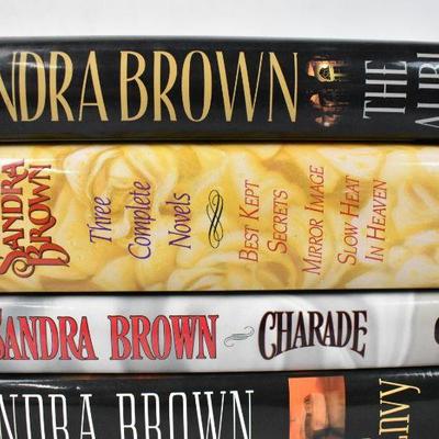 7 Hardcover Books by Sandra Brown: Alibi -to- Unspeakable