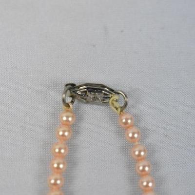 3 Vintage Faux Pearl Necklaces