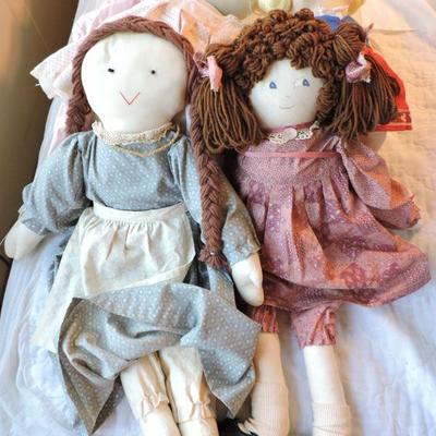 Collection of Rag Dolls